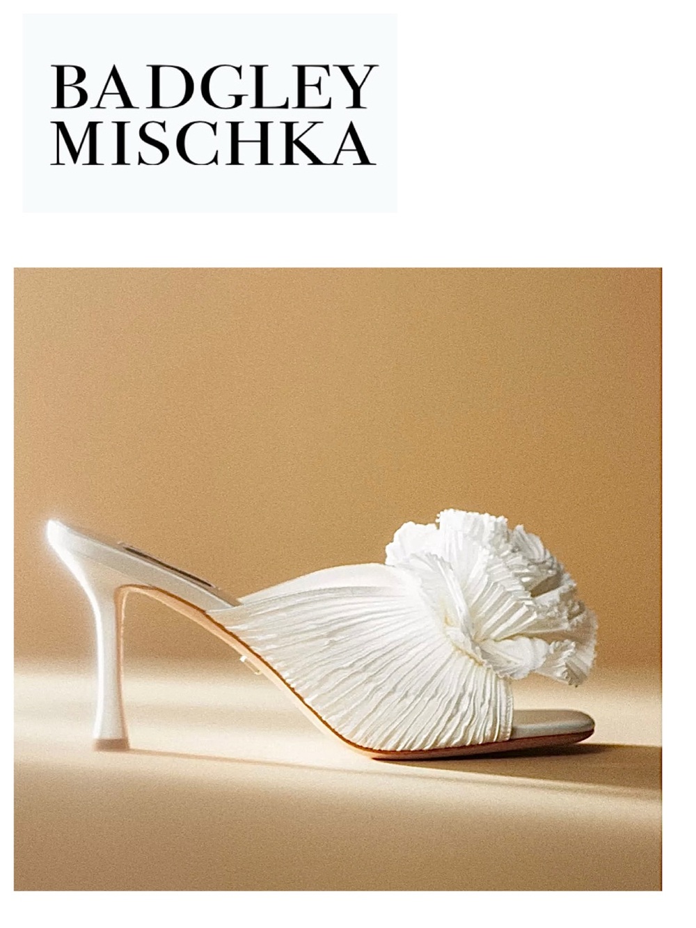 NWT Badgley Mischka Blythe Stiletto Slides, 7